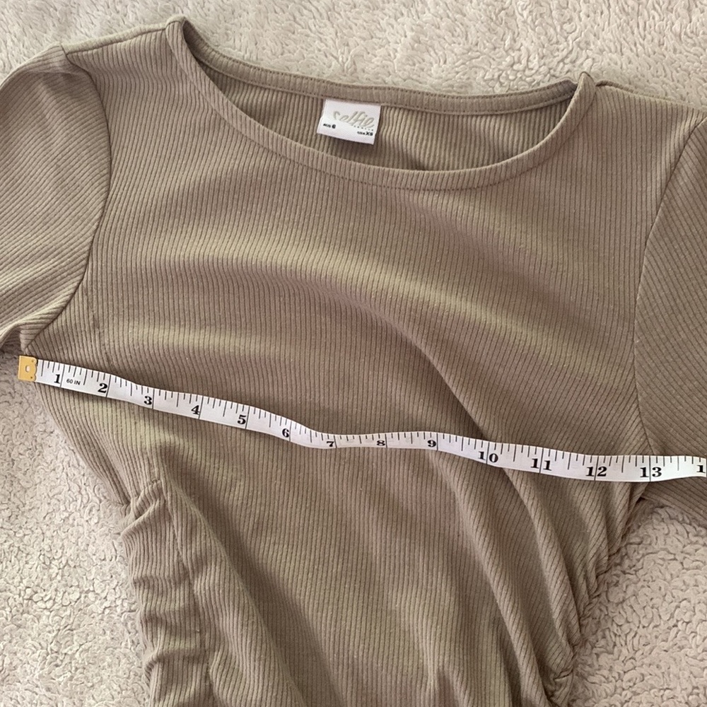 Selfie Leslie Green Long Sleeve Dress - Picture 4 of 12